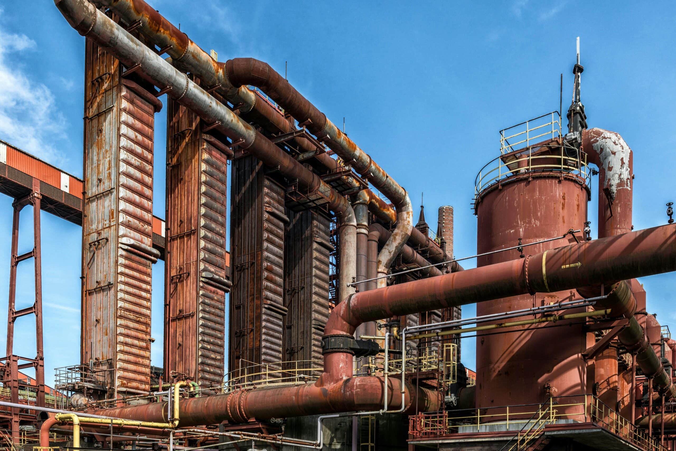 Ein altes Industriegebäude.